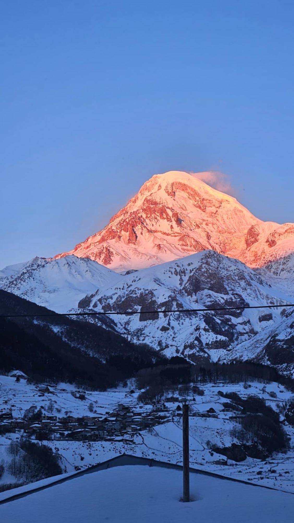 Best view Kazbegi Exterior foto